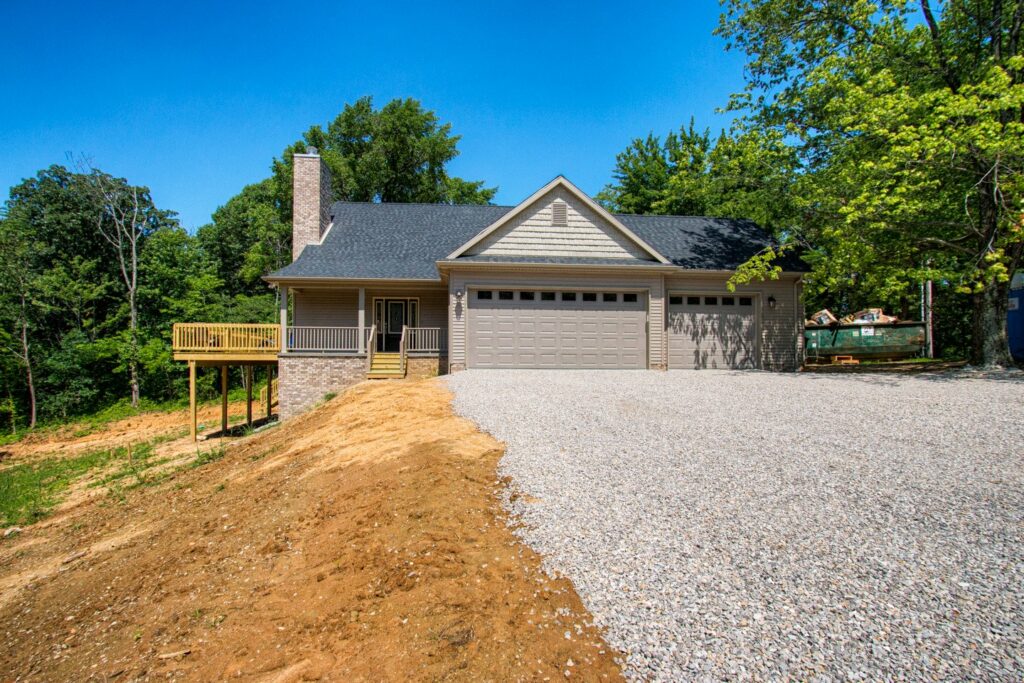 Darmstadt Custom Home | front elevation
