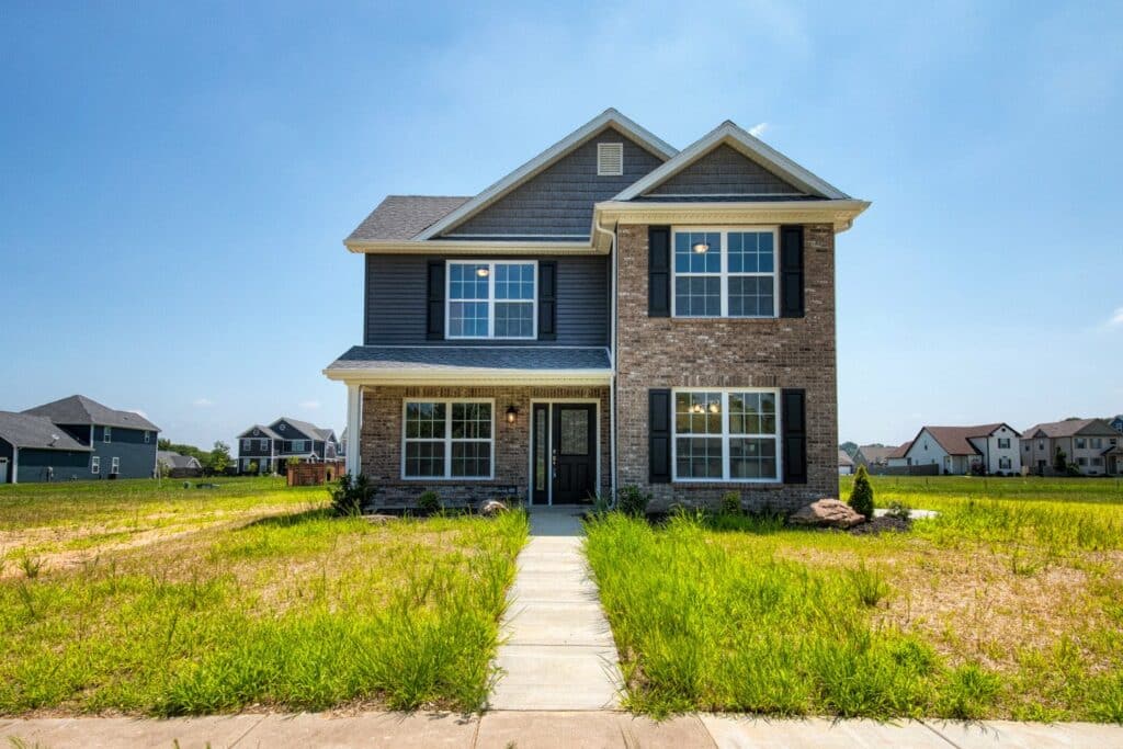 Poet Square | Evansville North Side Homes | Reading Drive front elevation 2