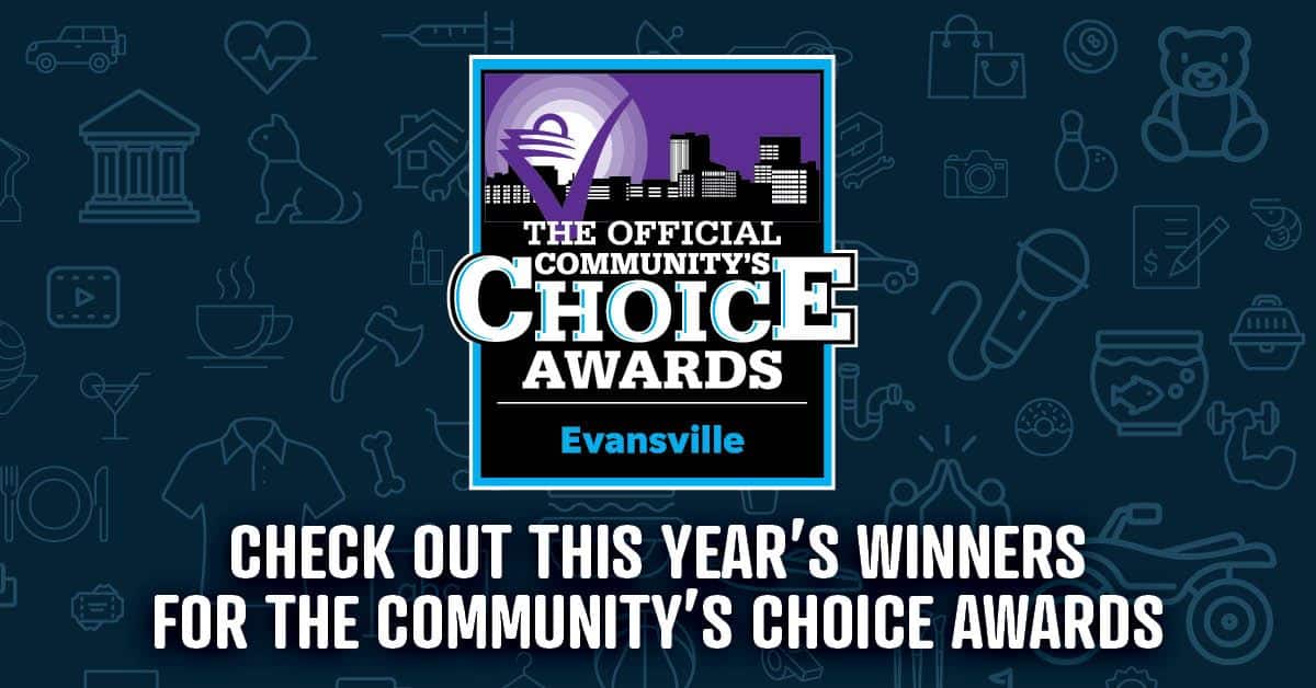 Discover the winners of Evansvilles Community Choice Awards this year.