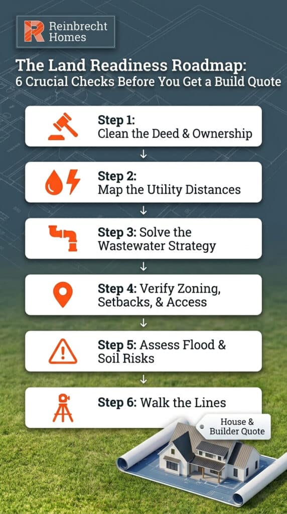 Essential checklist for building on family land: steps to ensure land readiness.