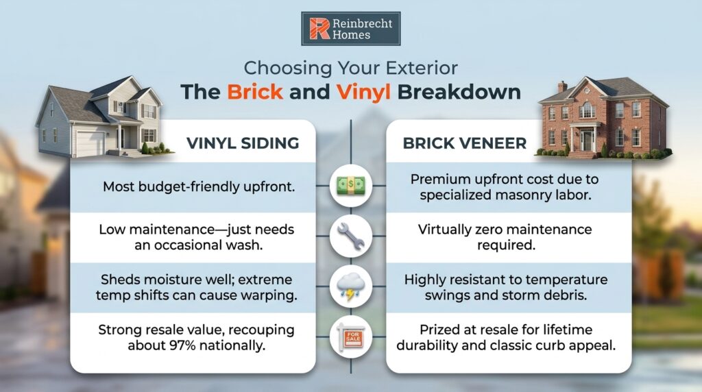 Compare brick vs vinyl siding for cost, maintenance, and durability in home exteriors.