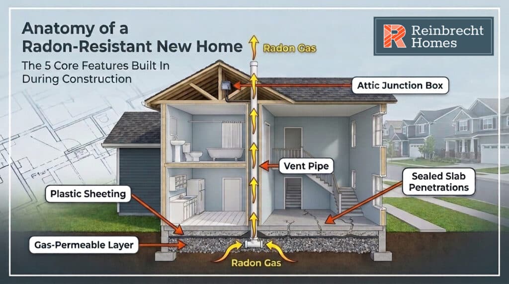 Explore the essential features of a radon-resistant home for improved safety.
